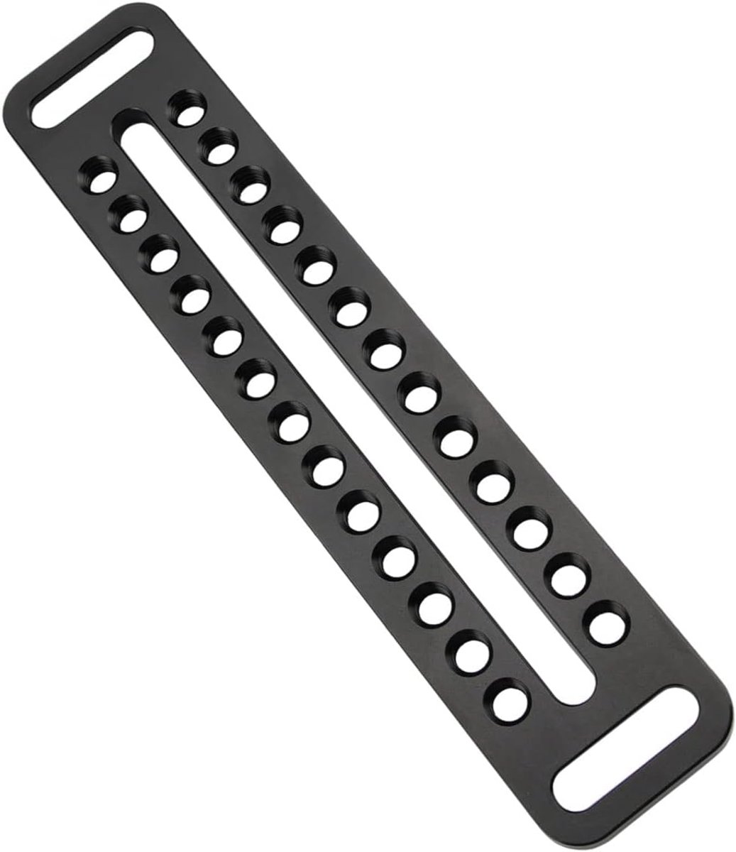 Lange kaasplank met 1/4"-20 montageplatform, geschikt Geschikt voor camerakooien Geschikt voor digitale spiegelreflexcamera's.