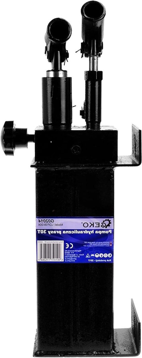 Hydraulische pomp - Handpomp - Werkplaatspers - Dubbelwerkend - 30T - Grijs