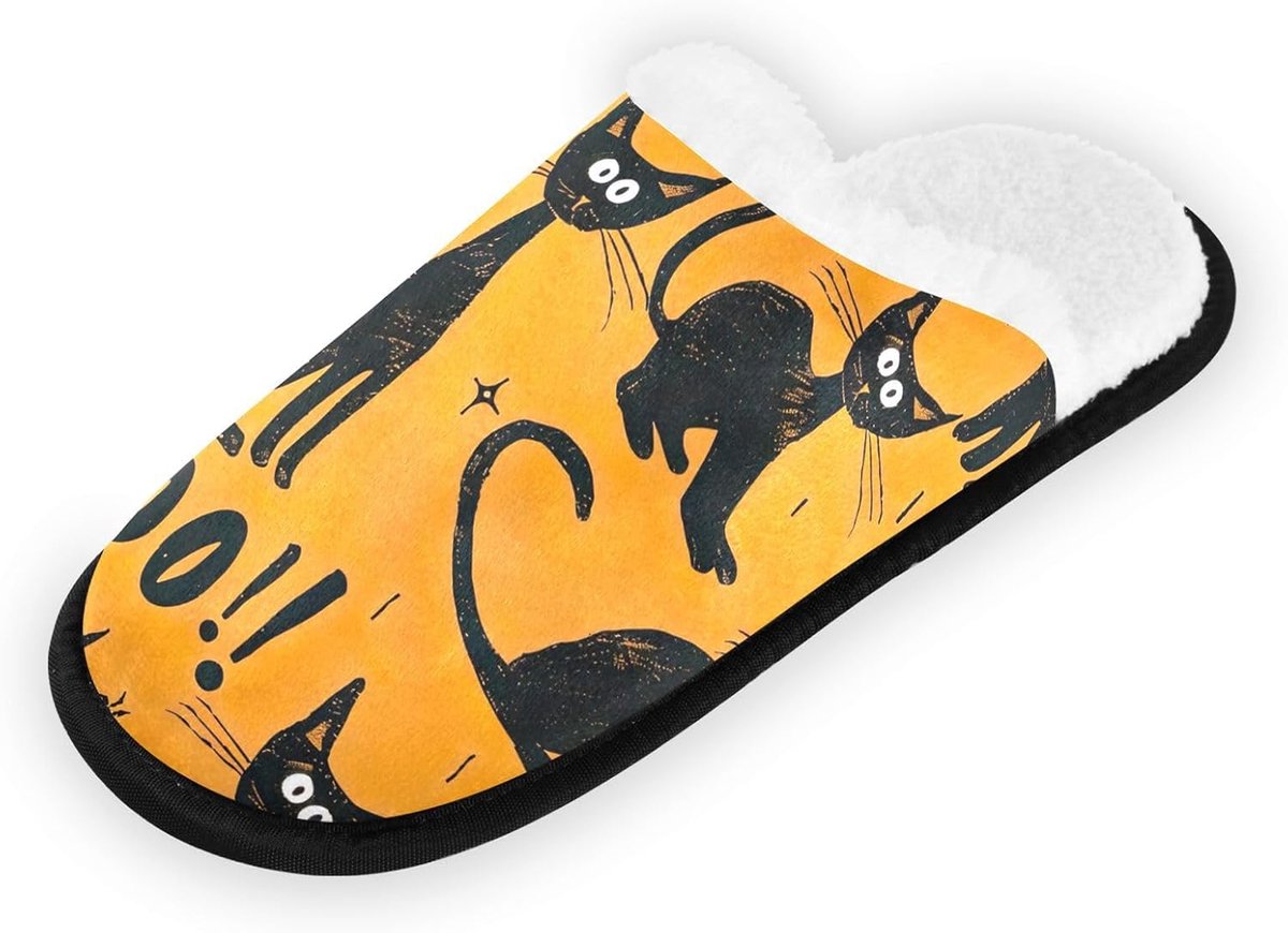 Huispantoffels Unisex - Zachte huisschoenen - Binnen en reizen - Viltzolen anti-slip - Maten 35-45