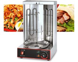 Verticale Döner Kebab Grill voor Thuis en Professioneel Gebruik