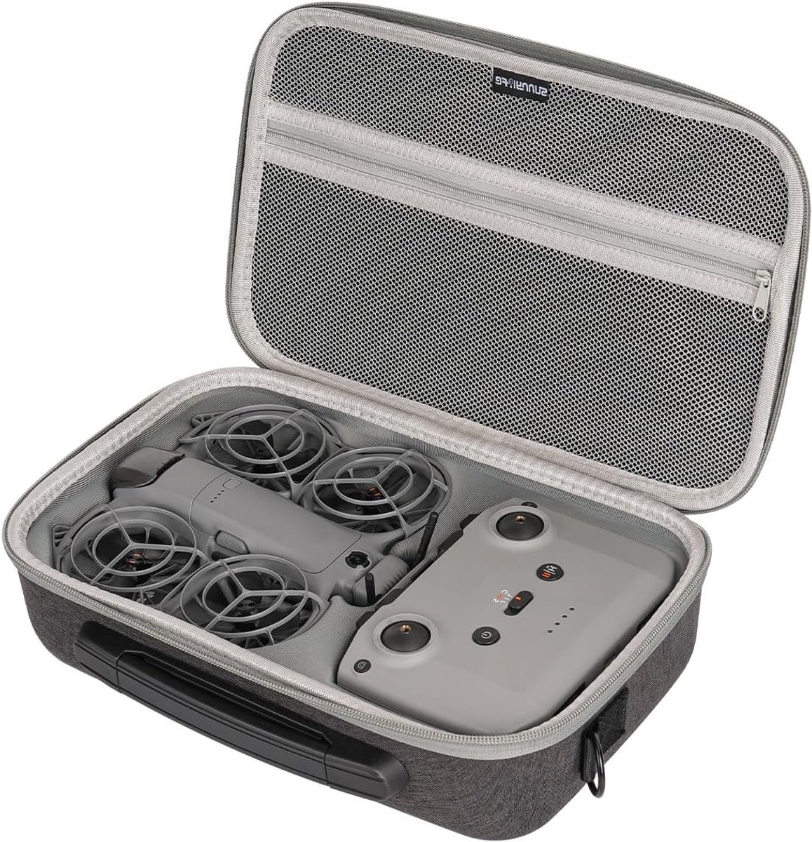 Robuuste tas voor DJI Neo 2, waterdichte en schokbestendige case voor Fly More Combo, geschikt voor 6 batterijen en accessoires, lichtgewicht en draagbaar