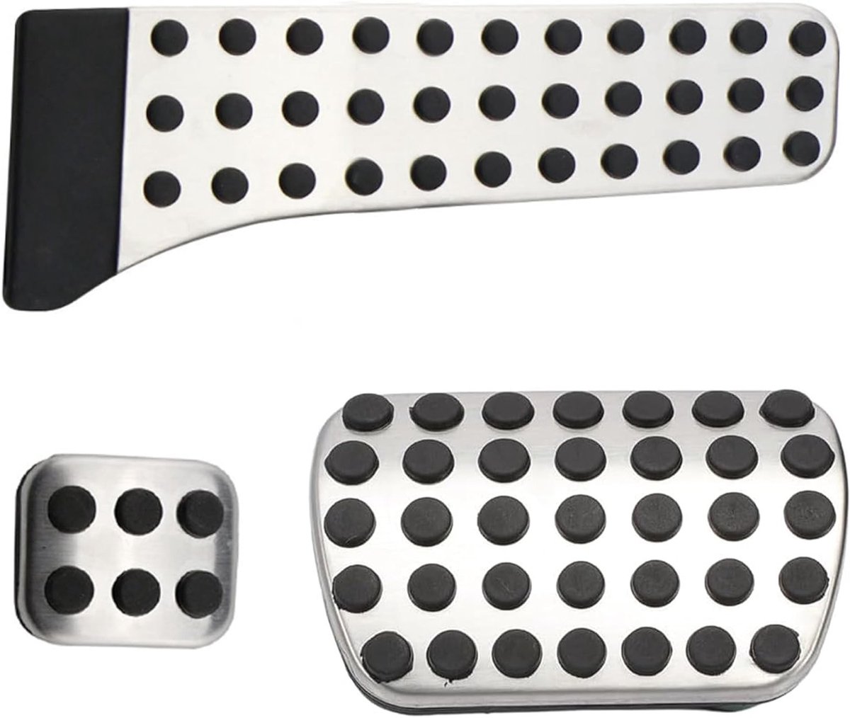 Complete Pedalen Set voor Mercedes-Benz Modellen W204, W212, W222 en W218 - Auto Pedal Covers voor Verbeterde Grip en Comfort