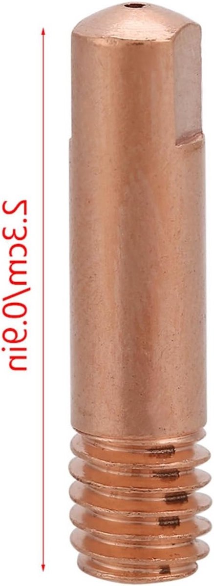 Welding Contact Tips voor MIG MAG Lasapparatuur - 20 Stuks Koper Contactpunten voor Efficiënt Lassen — afbeelding 5