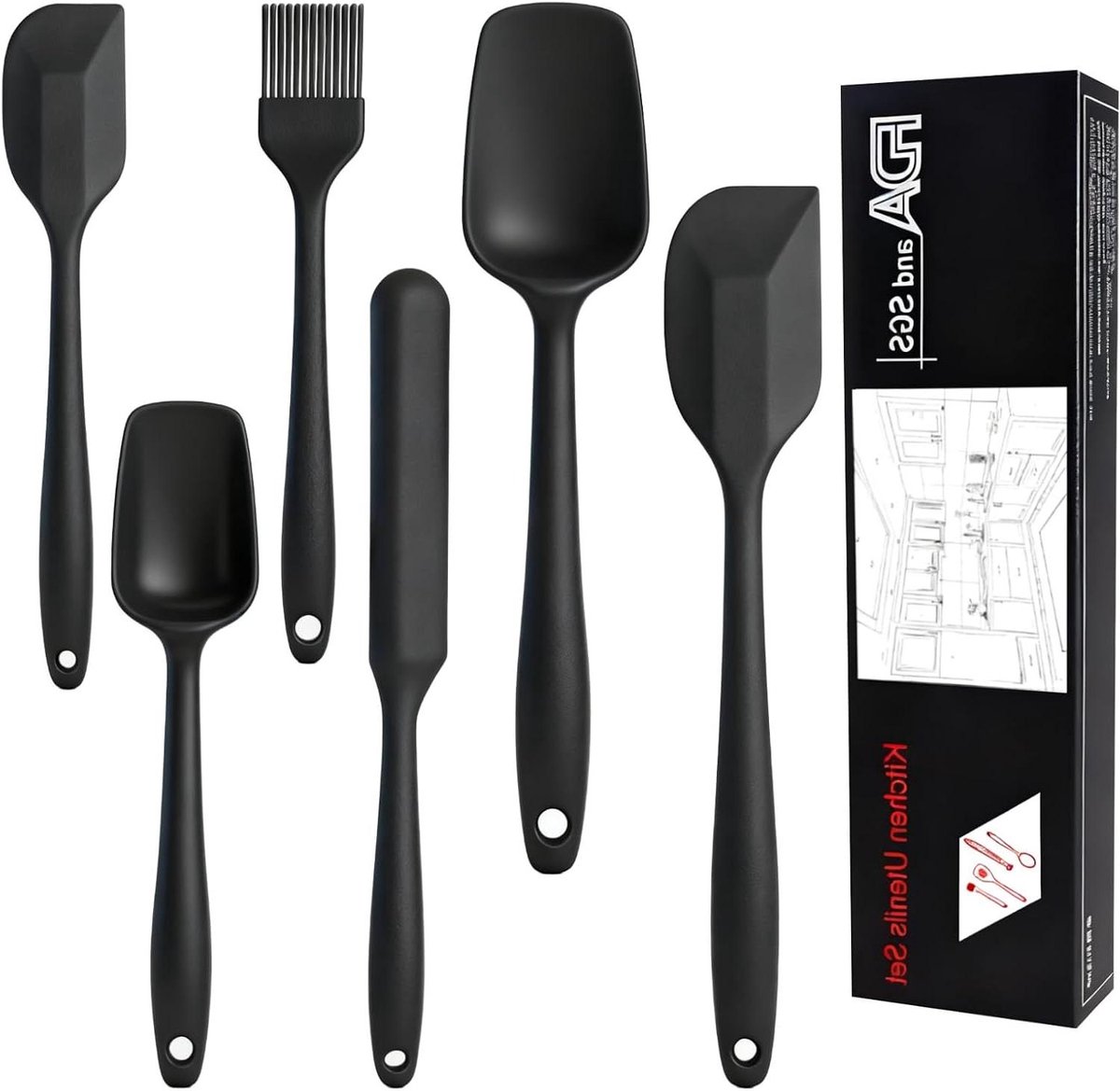Cusine siliconen spatel kit