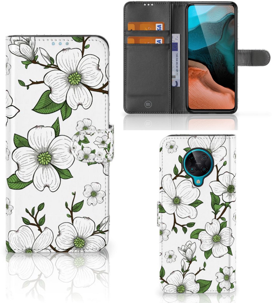 Xiaomi Poco F2 Pro Hoesje Dogwood Flowers