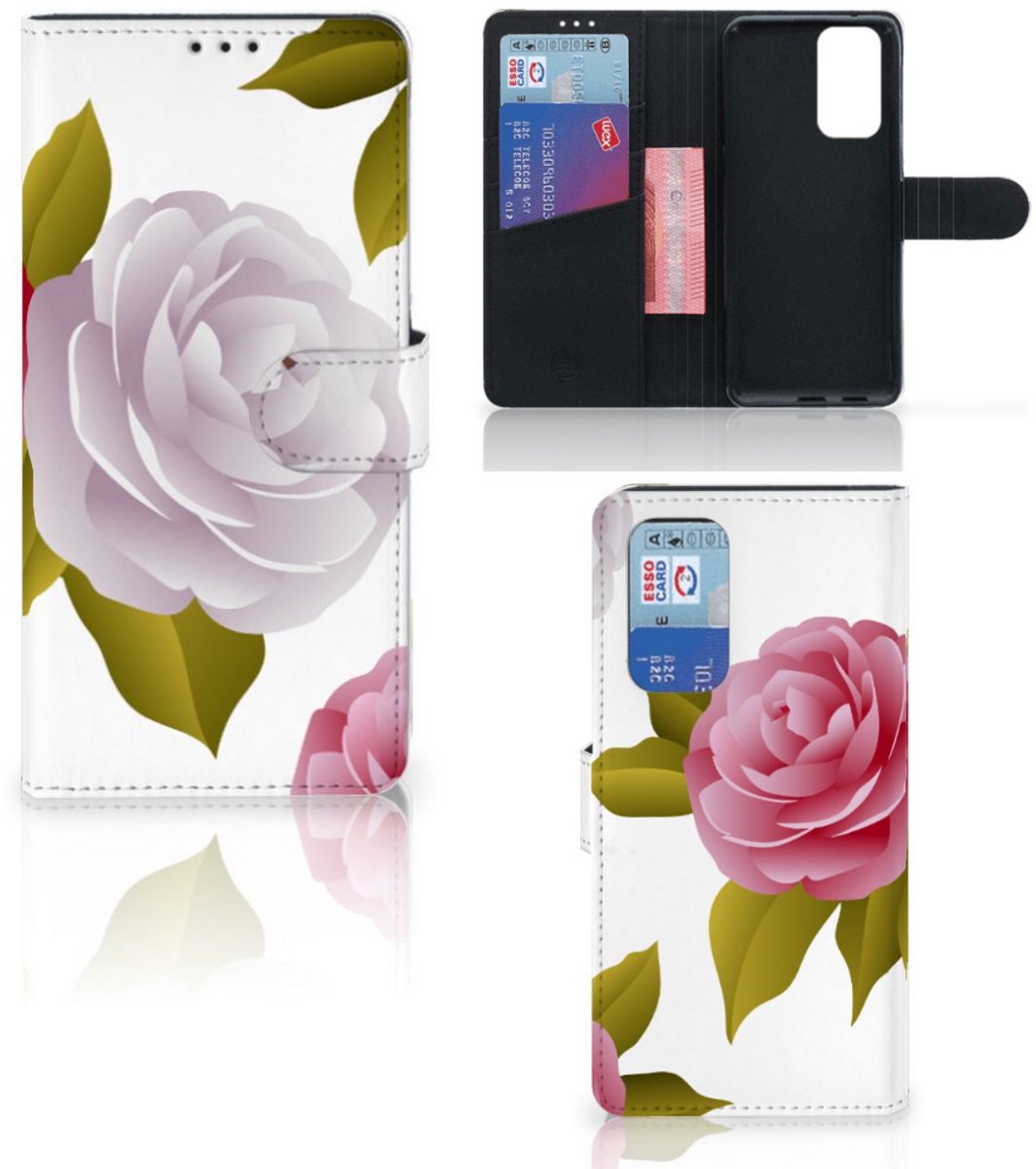 Boekhoesje voor OnePlus 9 Pro Hoesje Roses