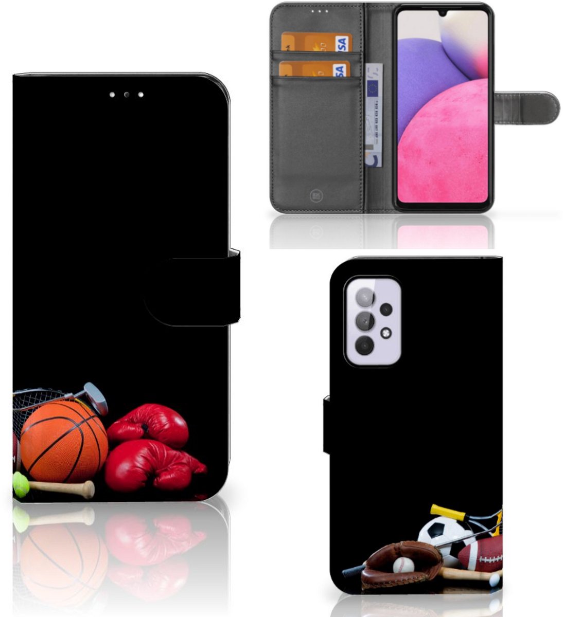 Samsung Galaxy A33 5G Wallet Case met Pasjes Sports