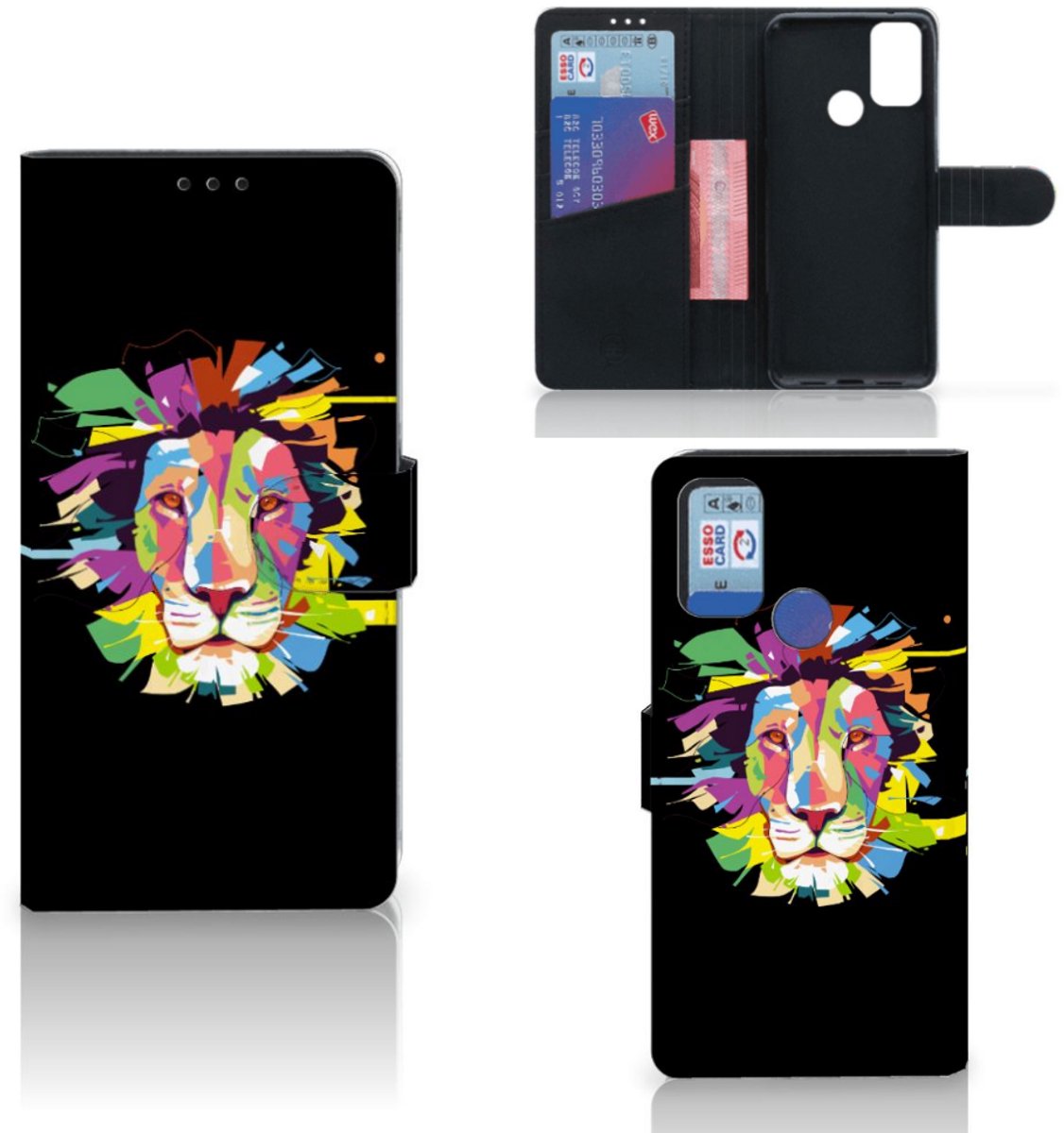 Alcatel 1S (2021) Leuk Hoesje Lion Color