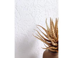 NEWROOM Wallpaper White Non-woven Wallpaper Plain - Plain Wallpaper Plain Structure Plastering Modern Plaster Structure Including Wallpaper Guide