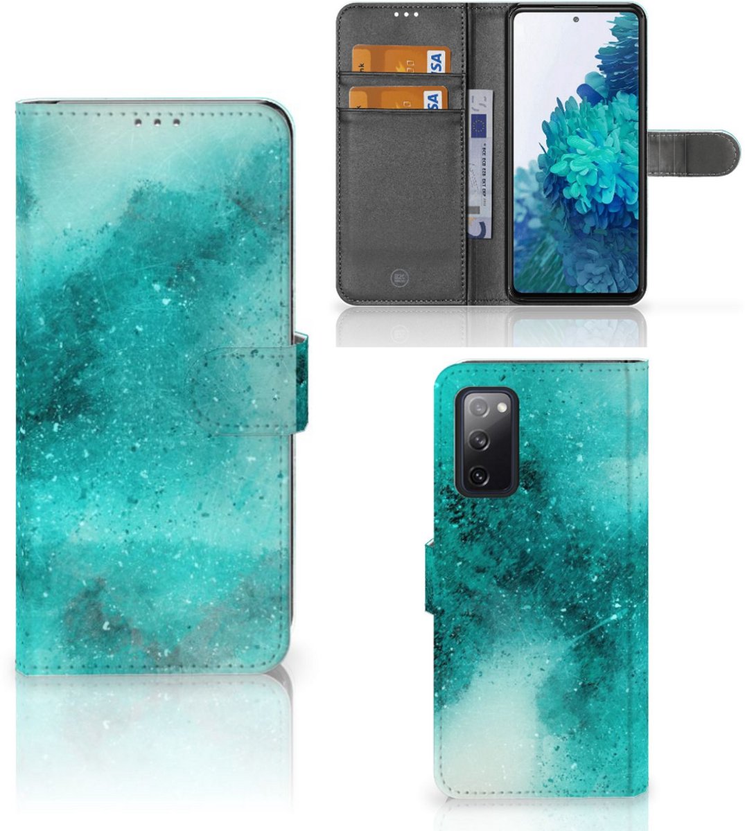Hoesje Samsung Galaxy S20 FE Painting Blue