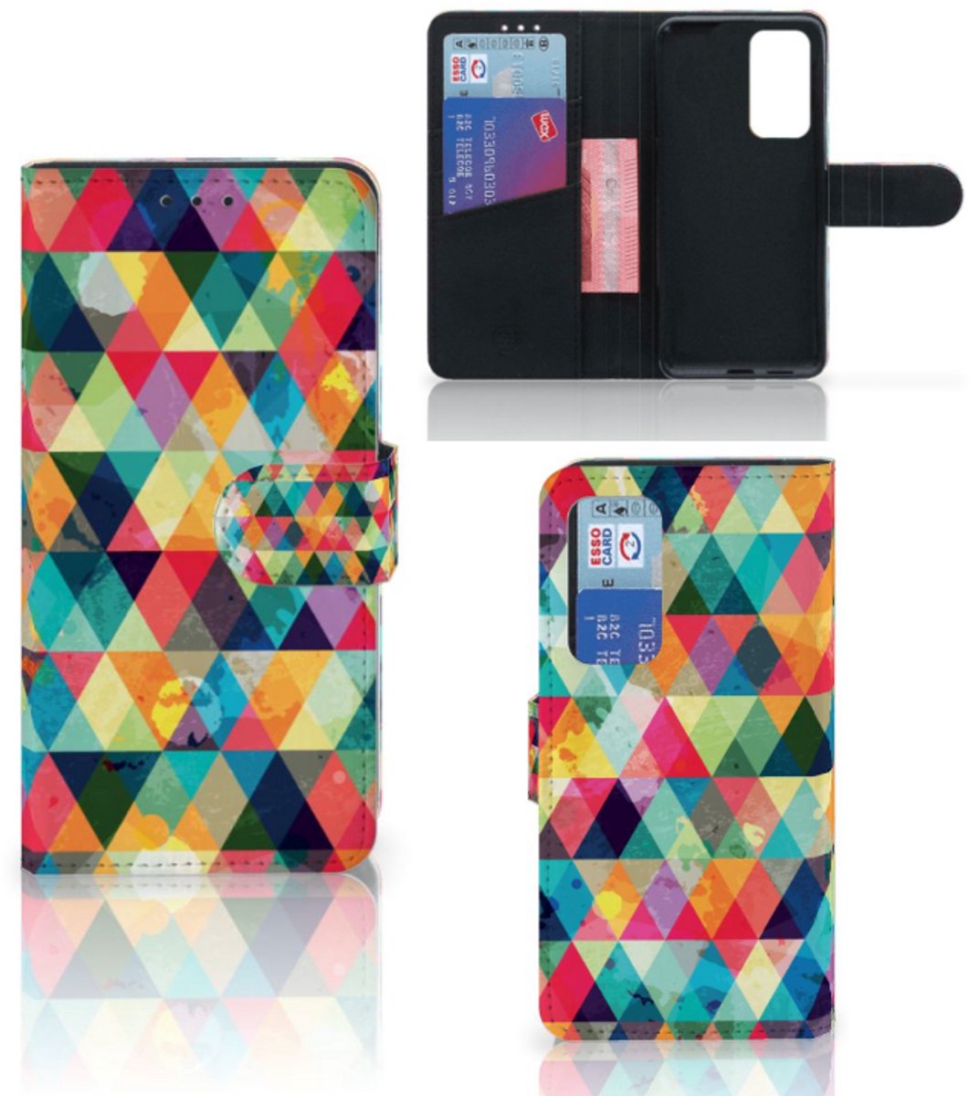Huawei P40 Telefoon Hoesje Geruit