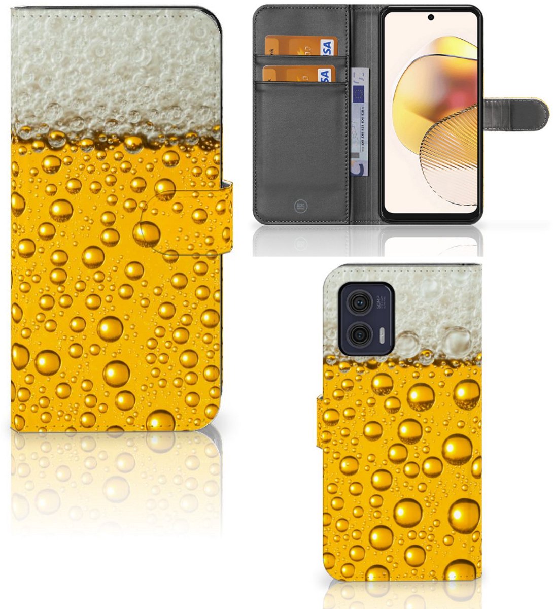 Motorola Moto G73 Book Cover Bier