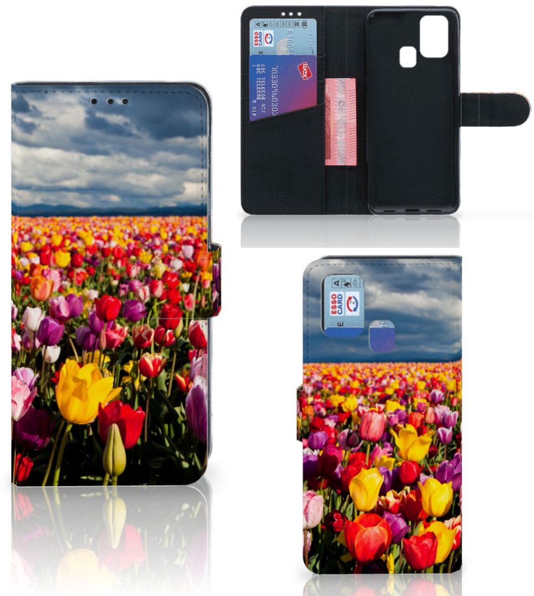 Samsung Galaxy M31 Hoesje Tulpen