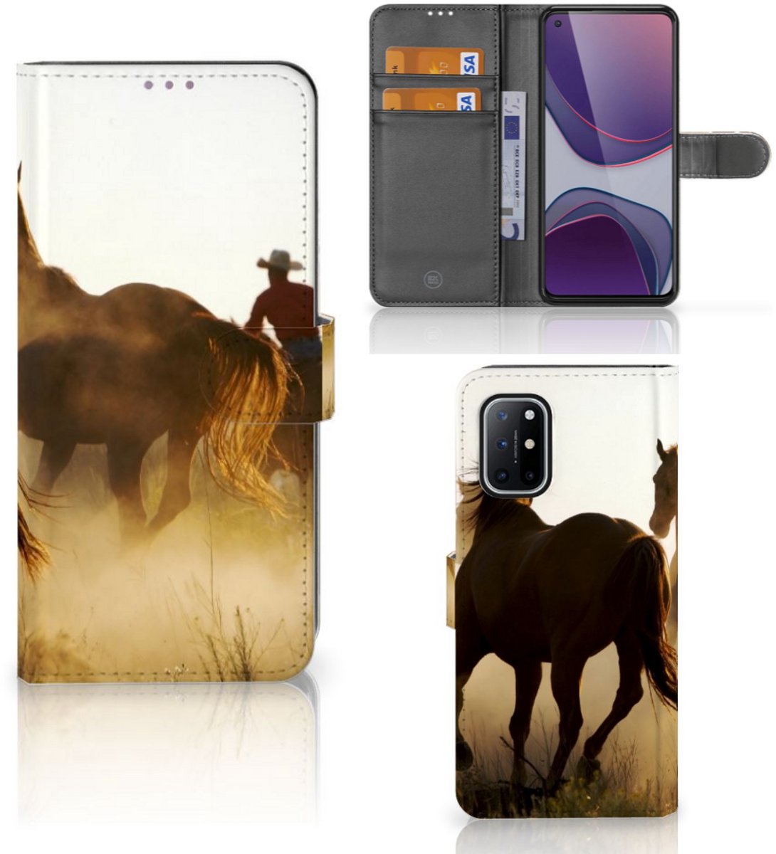 OnePlus 8T Telefoonhoesje met Pasjes Design Cowboy