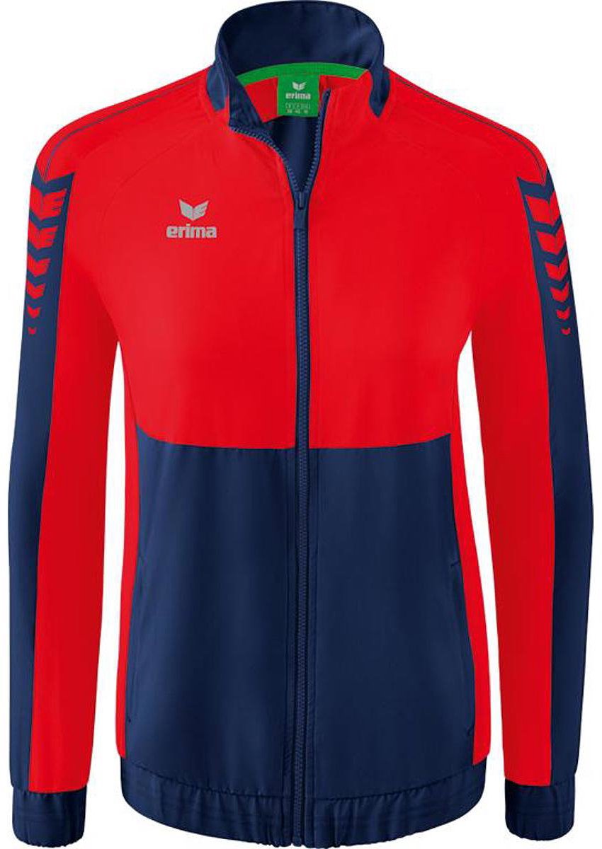 Erima Six Wings Presentatiejack Dames - New Navy / Rood | Maat: 40