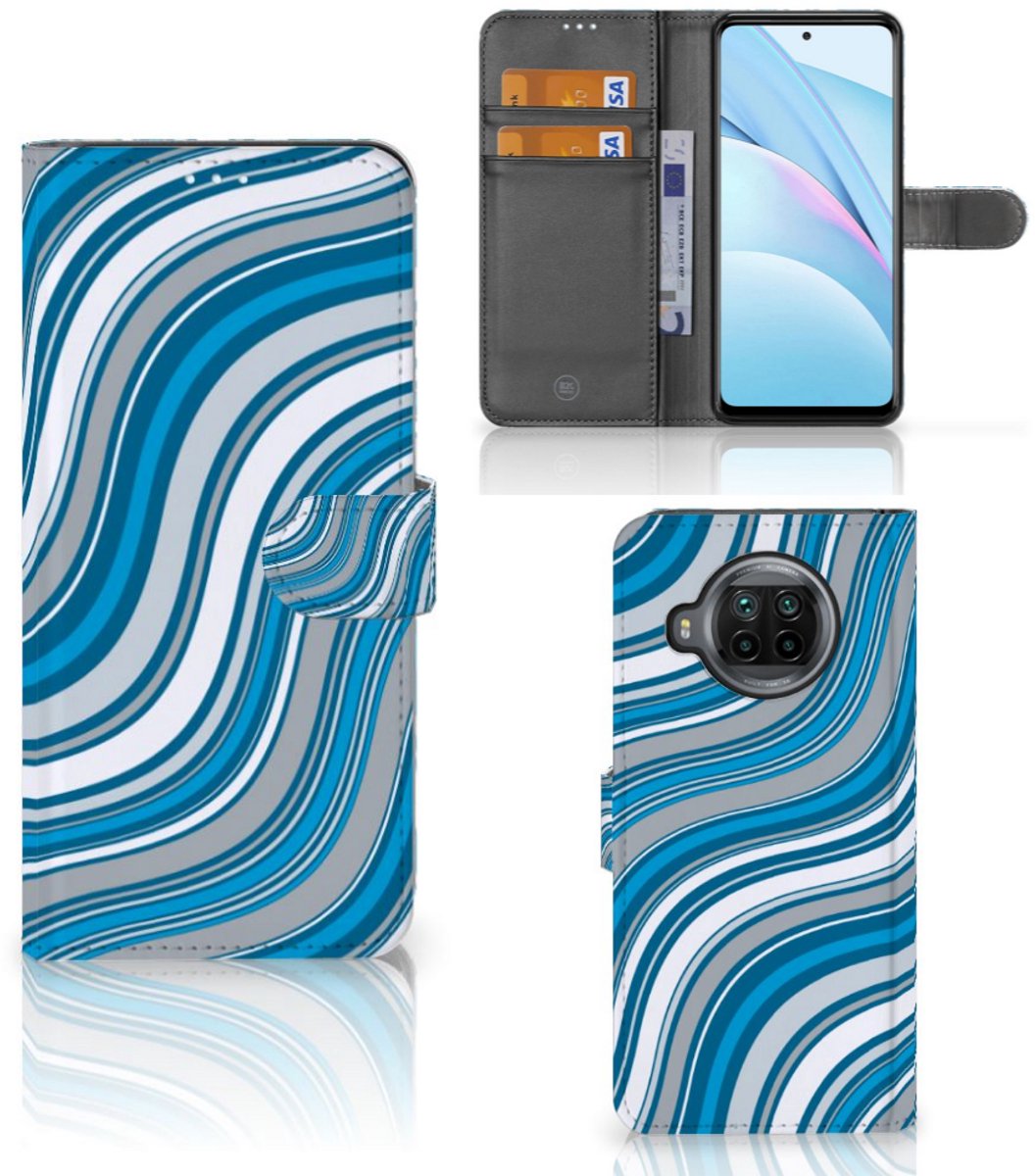 Xiaomi Mi 10T Lite Telefoon Hoesje Waves Blue