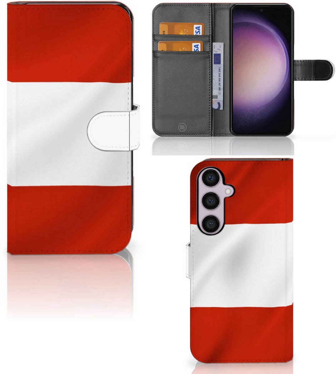Samsung Galaxy S24 Plus Bookstyle Case Oostenrijk