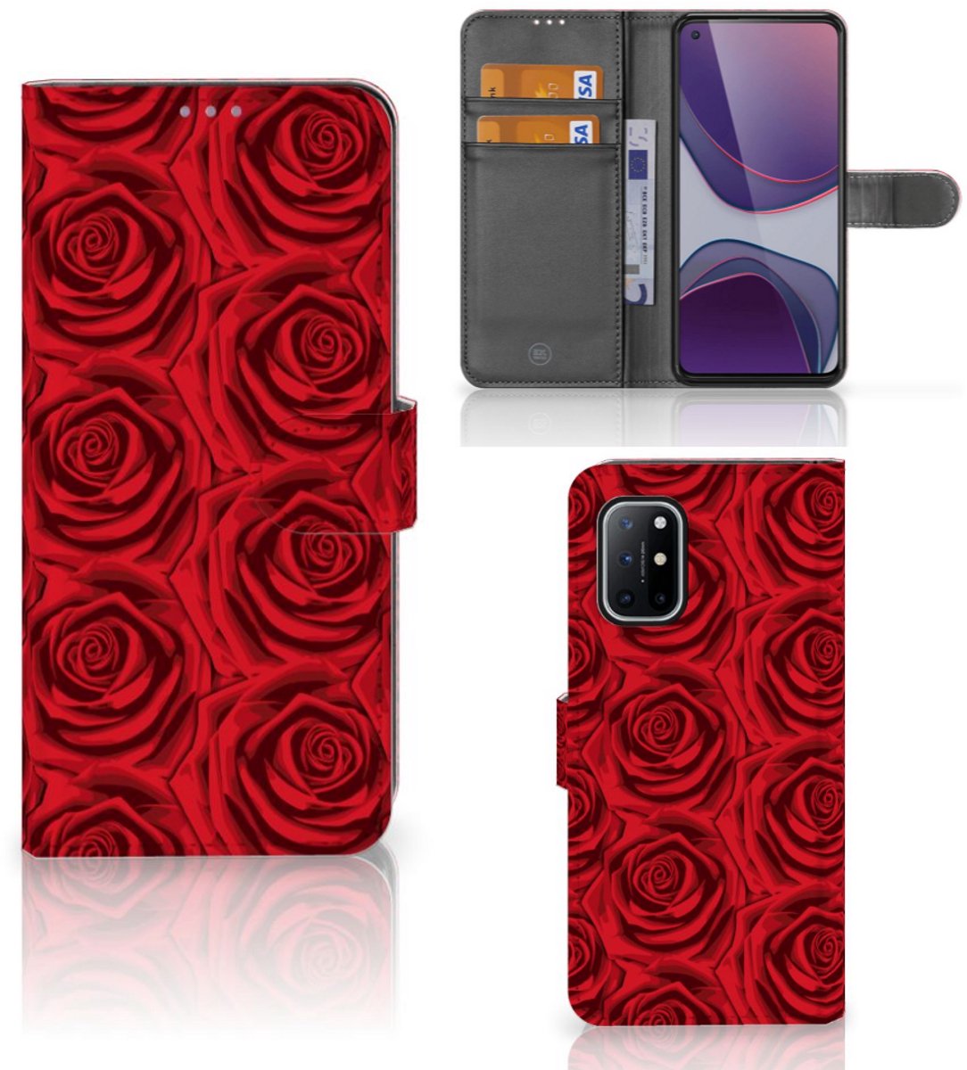 OnePlus 8T Hoesje Red Roses