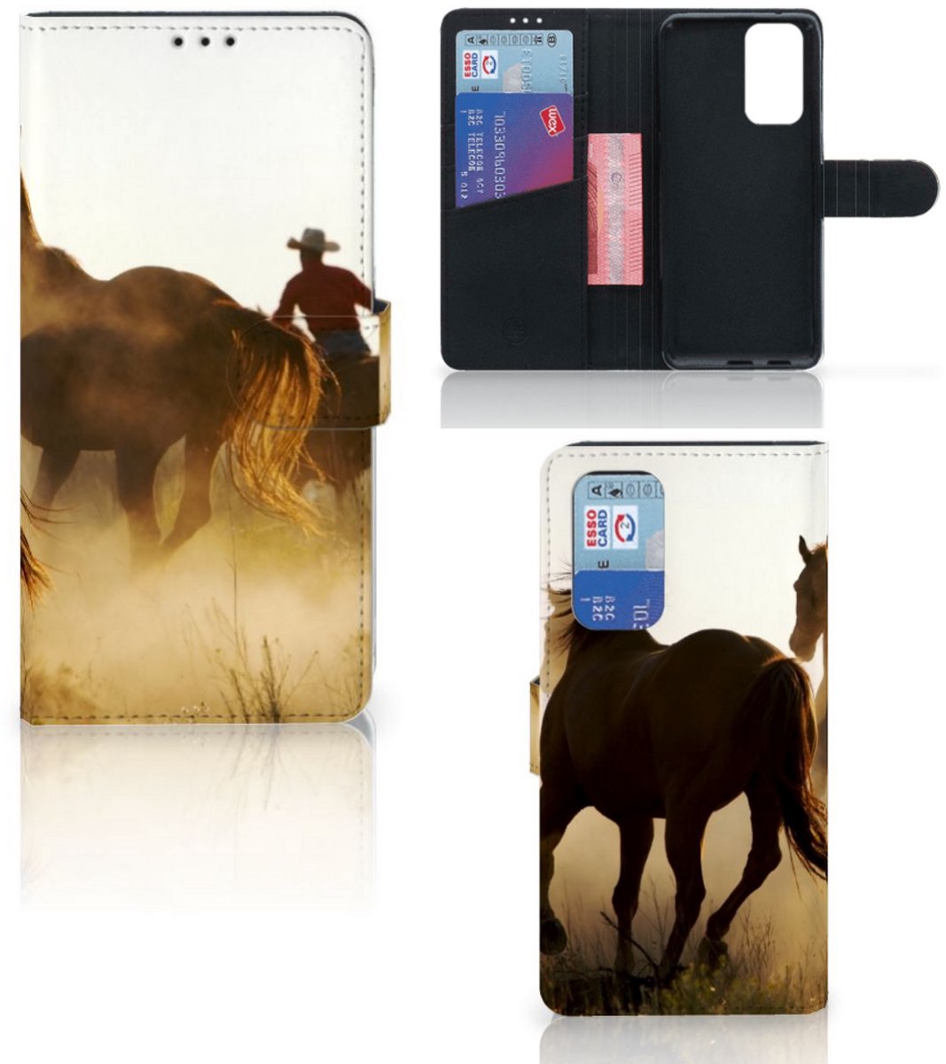 OnePlus 9 Pro Telefoonhoesje met Pasjes Design Cowboy