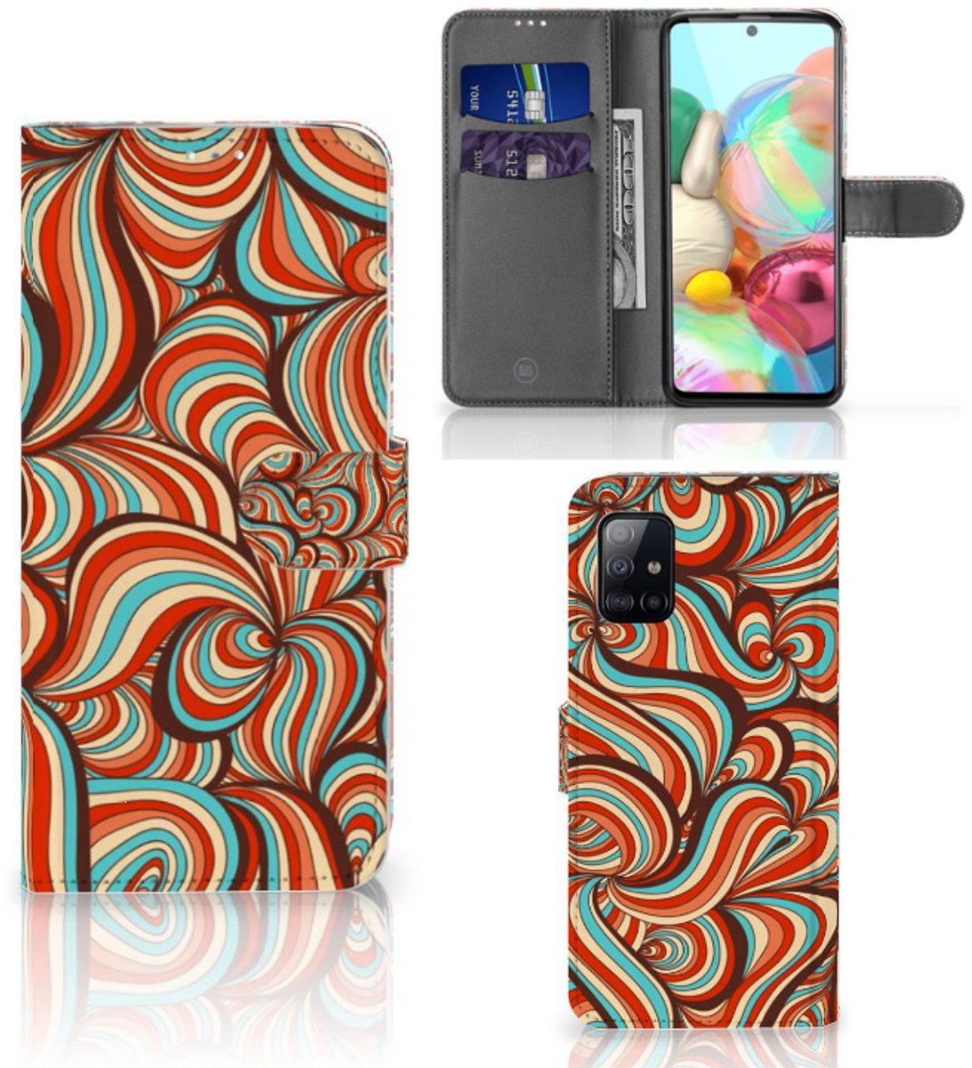 Samsung Galaxy A71 Hoesje Retro