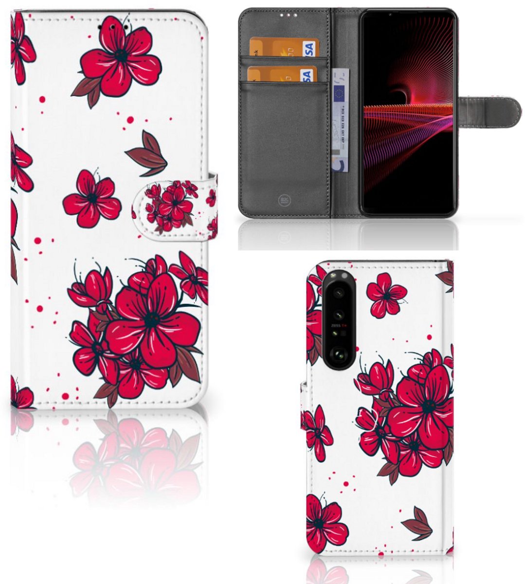 Sony Xperia 1 III Hoesje Blossom Red