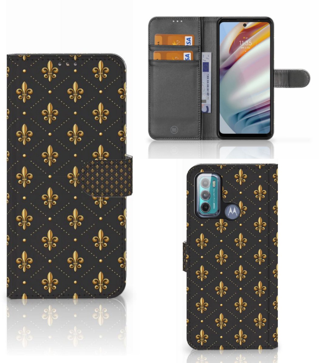 Motorola Moto G60 Telefoon Hoesje Franse Lelie