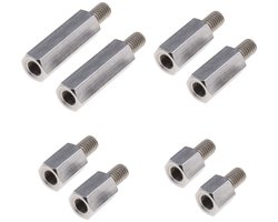 Cosensi - Standoffs - M6 Hex Standoff - Voor PCBs - 10mm 15mm 20mm 30mm - Hexagonale Bevestigingen - Geschikt voor Elektronica