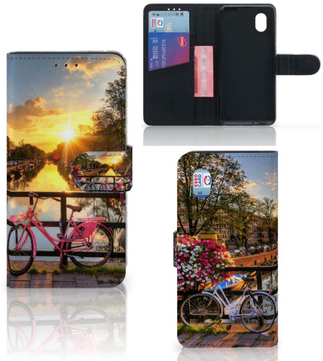 Alcatel 1B (2020) Flip Cover Amsterdamse Grachten