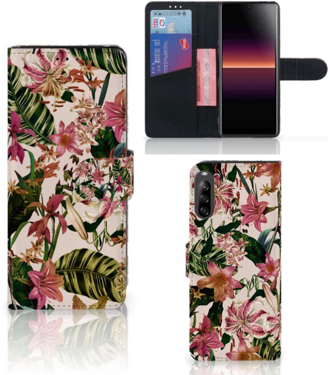 Sony Xperia L4 Hoesje Flowers