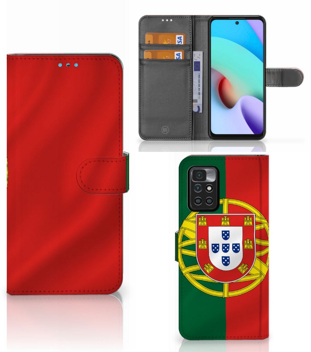 Xiaomi Redmi 10 Bookstyle Case Portugal