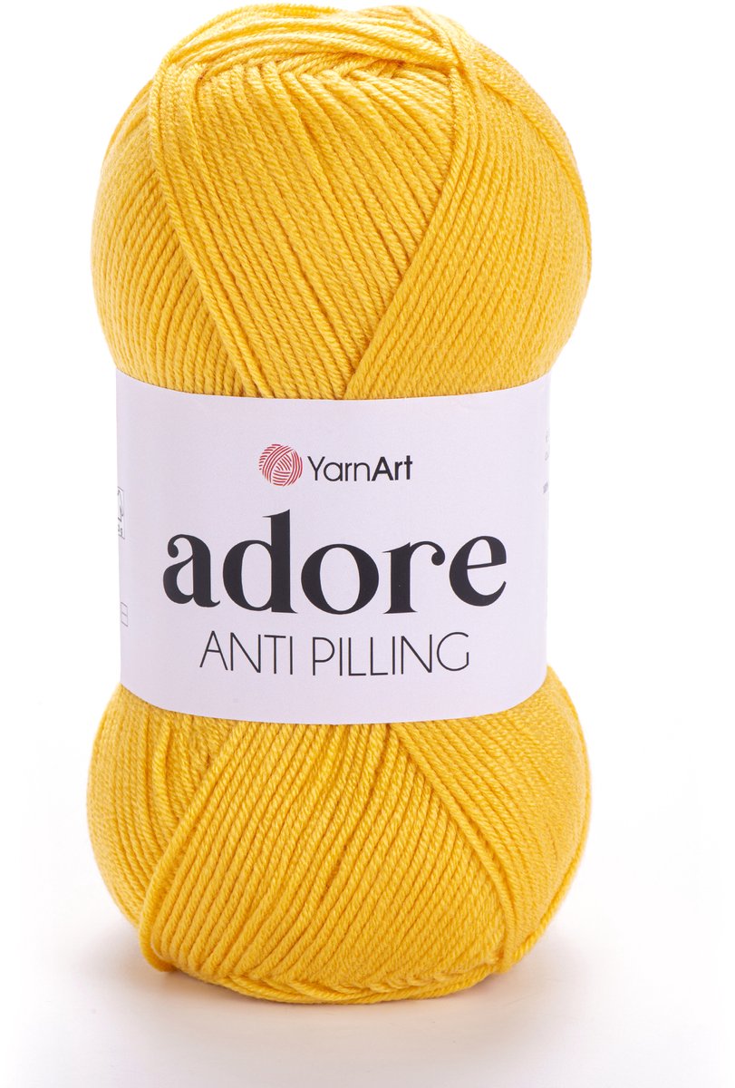 YarnArt Adore – Anti-Pilling Acryl Garen – Zacht & Kleurvast – Ideaal voor Kleding en Babyprojecten - Kleur 355