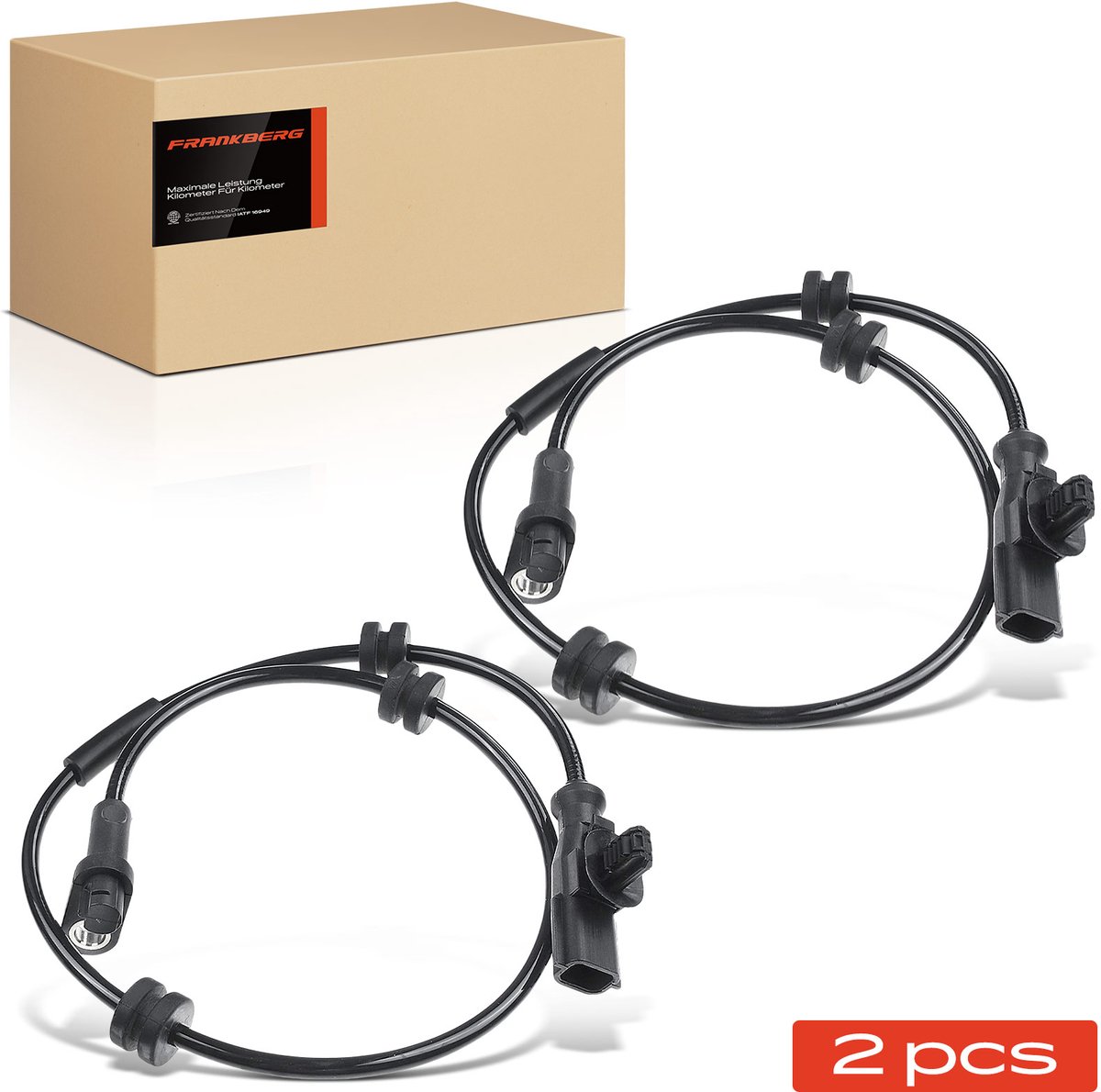 Frankberg 2x ABS Sensor Achteras voor FORD