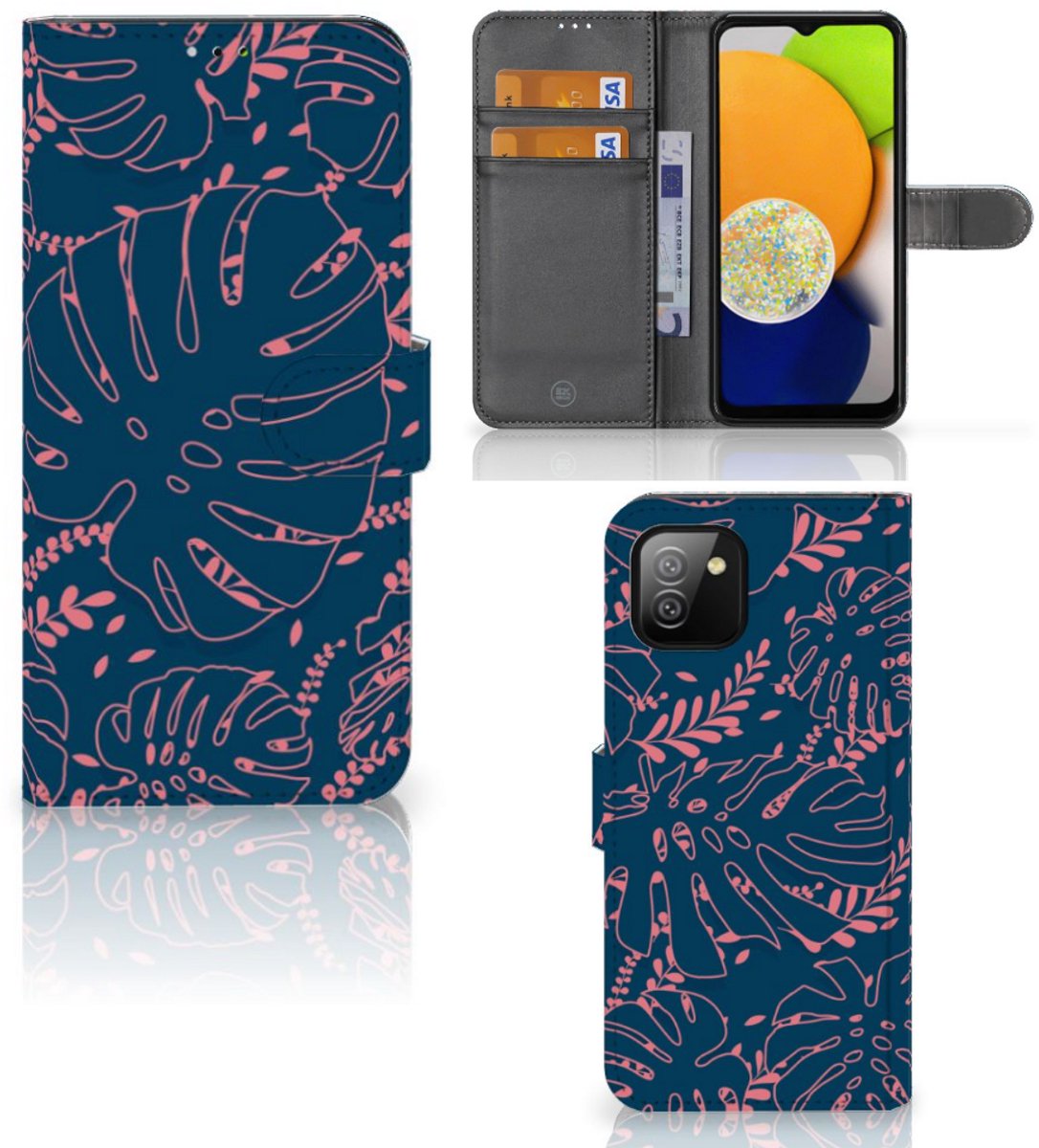 Samsung Galaxy A03 Hoesje Palm Leaves