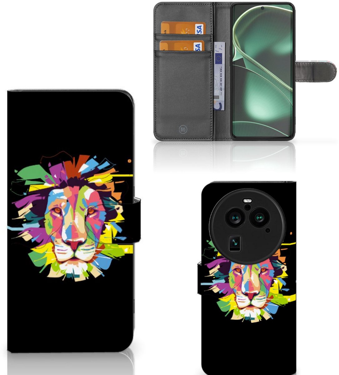 OPPO Find X6 Pro Leuk Hoesje Lion Color