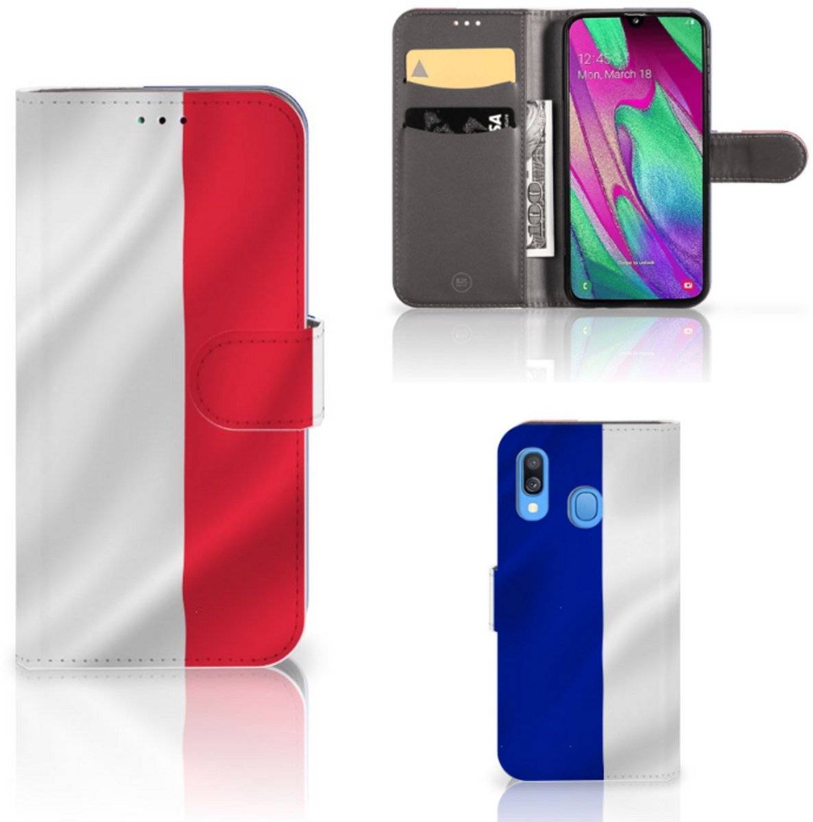 Book Case voor Samsung Galaxy A40 Bookstyle Case Frankrijk