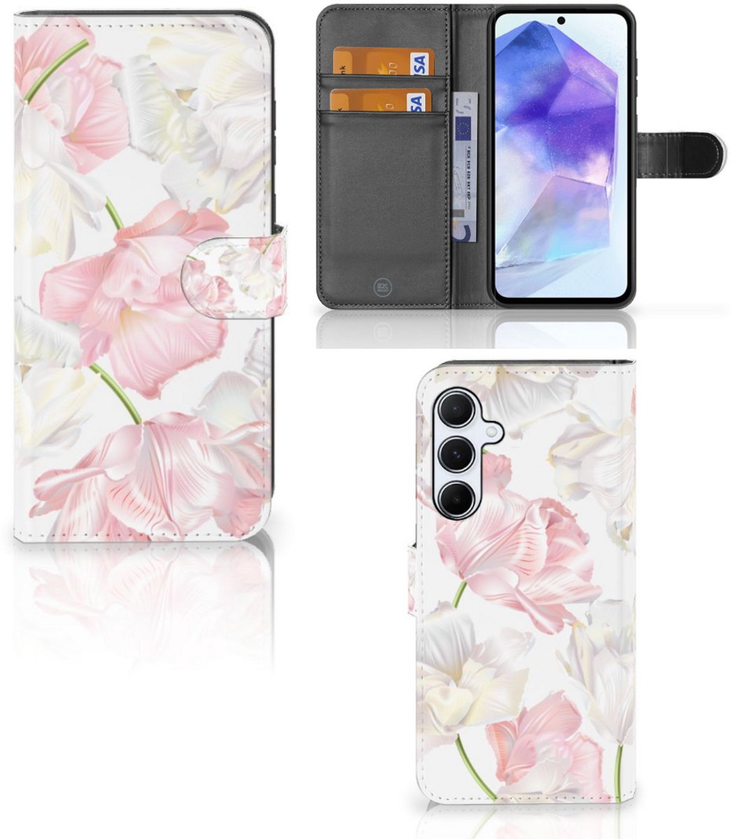 Samsung Galaxy A55 Hoesje Lovely Flowers