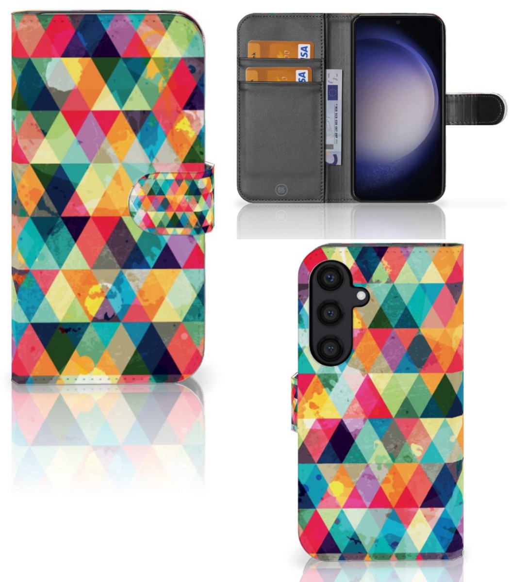 Samsung Galaxy S24 Telefoon Hoesje Geruit