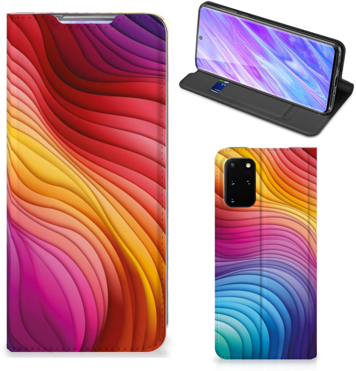 Stand Case voor Samsung Galaxy S20 Plus Regenboog