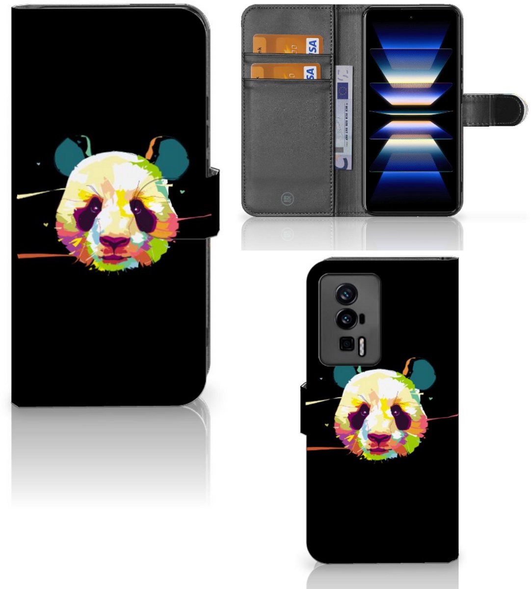 Xiaomi Poco F5 Pro Leuk Hoesje Panda Color