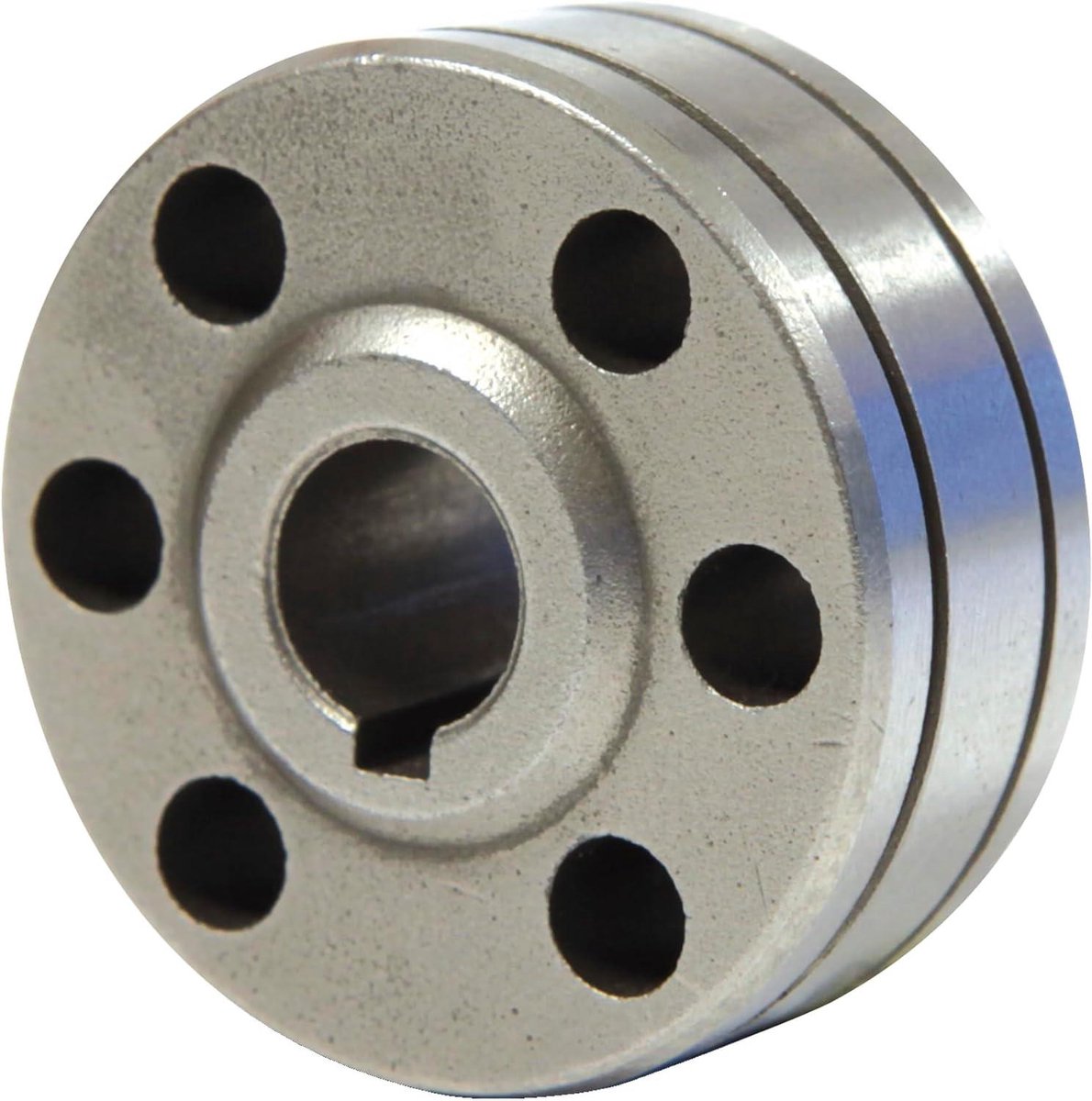 Geleidingsrol - Lasapparaat accessoires - Precisie laswerk - Type B aluminium - 08/10 mm - Geel