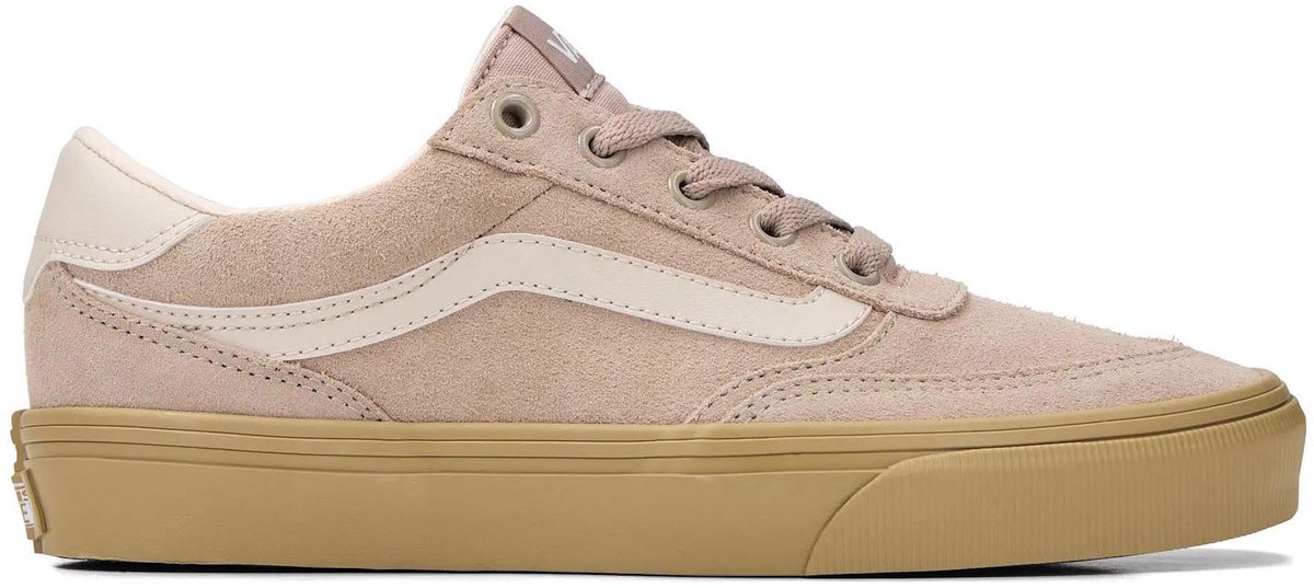 Vans Brooklyn LS Sneakers Dames Lichtbruin