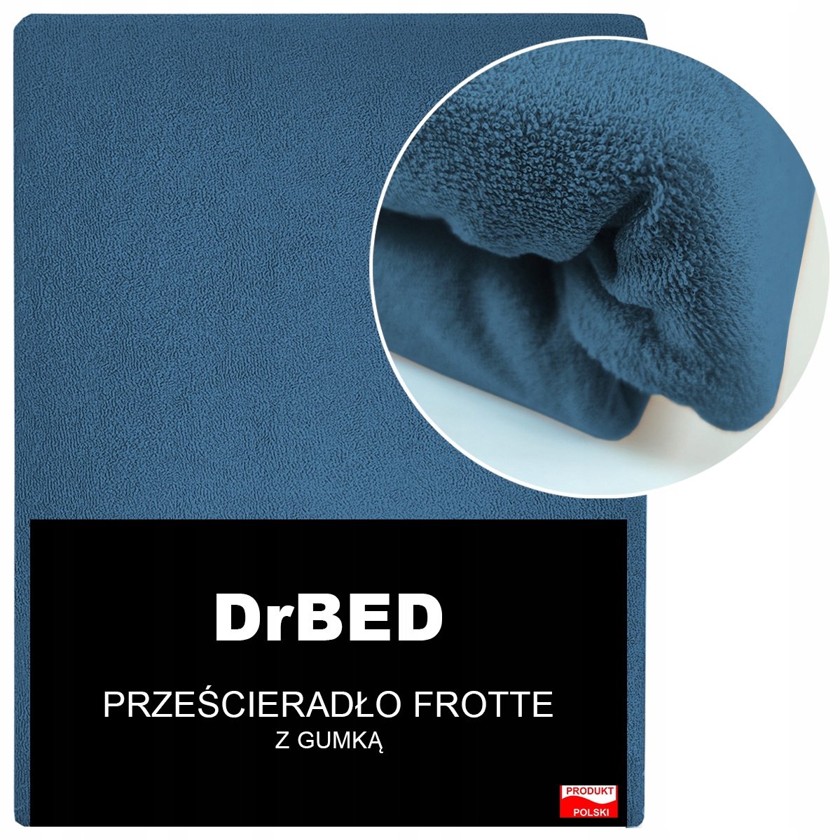 DrBED Serie - Frotte Hoeslaken - 180x200 - Ademend - Zacht - Duurzaam