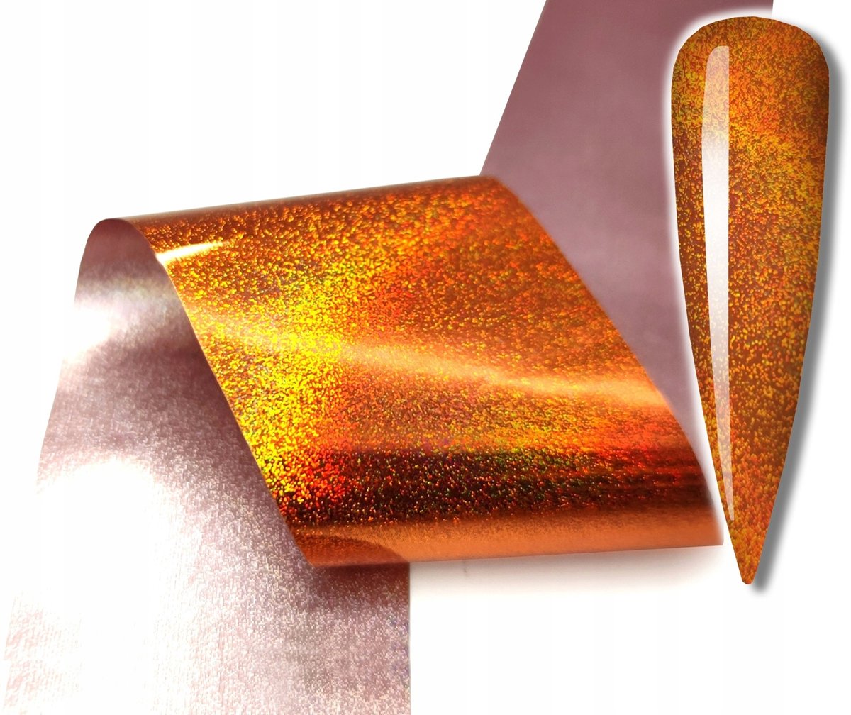 Frezarkowo Serie - Transferfolie - Holografisch - 10cm x 4cm - Oranje
