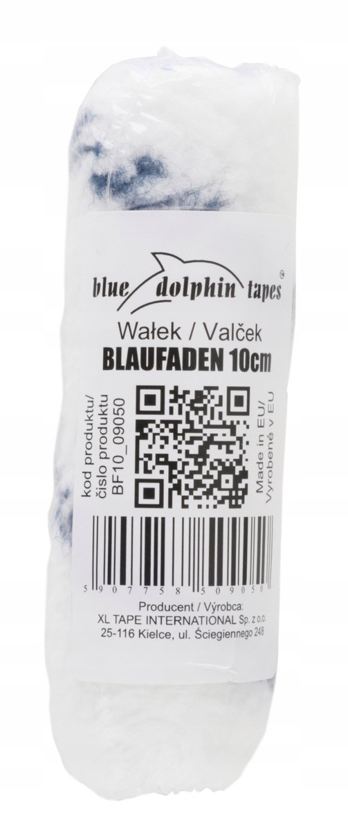 Blue Dolphin - Verfroller - 10cm - Termofusie Technologie - Voor Gladde Oppervlakken