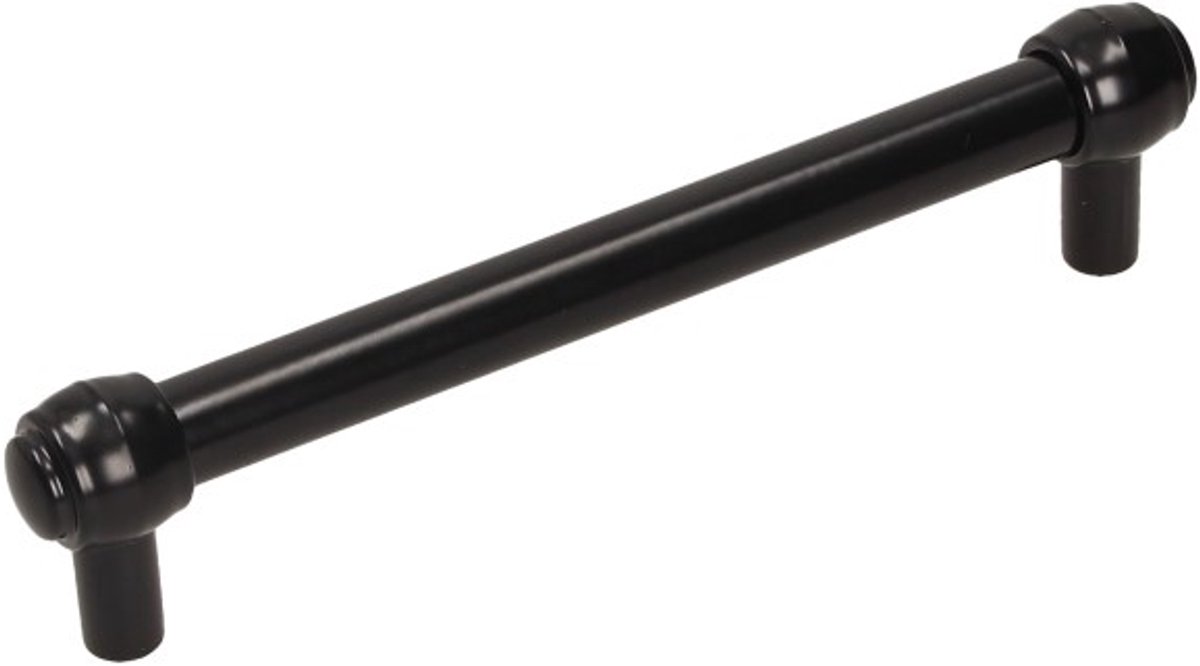 Gamet - Relinggreep - 128mm - Zwart Mat - Uniek Ontwerp