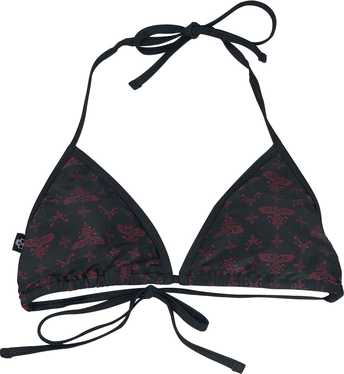 Black Premium by EMP zwarte triangel-bikinitop Mix and Match met uitneembare pads - Dames