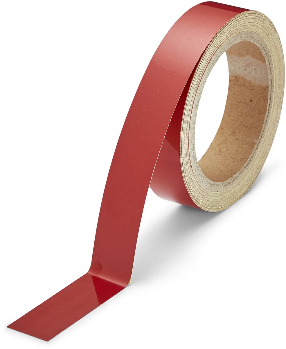 Heskins - Reflecterende Tape - Zelfklevend - Rood - 25mm x 10m