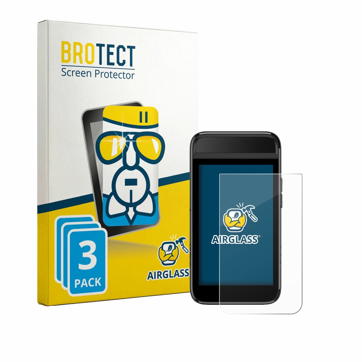 Screenprotector 3 Stuks voor Garmin Approach G82 Beschermglas transparant