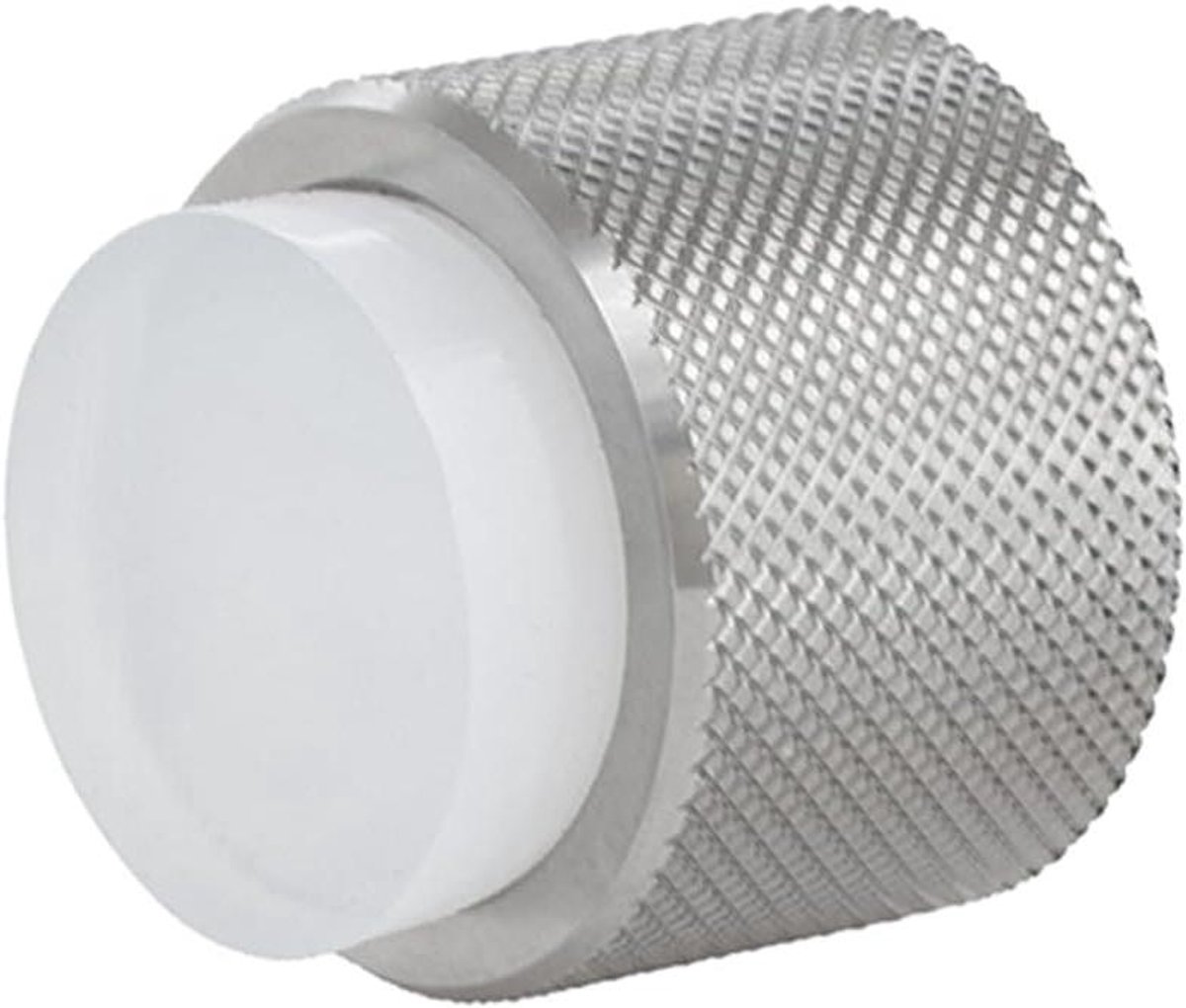 Deurstopper Muur - Wand Stopper - Muren Beschermen - Dubbele Montage - 28 x 28 mm - Wit Rubber