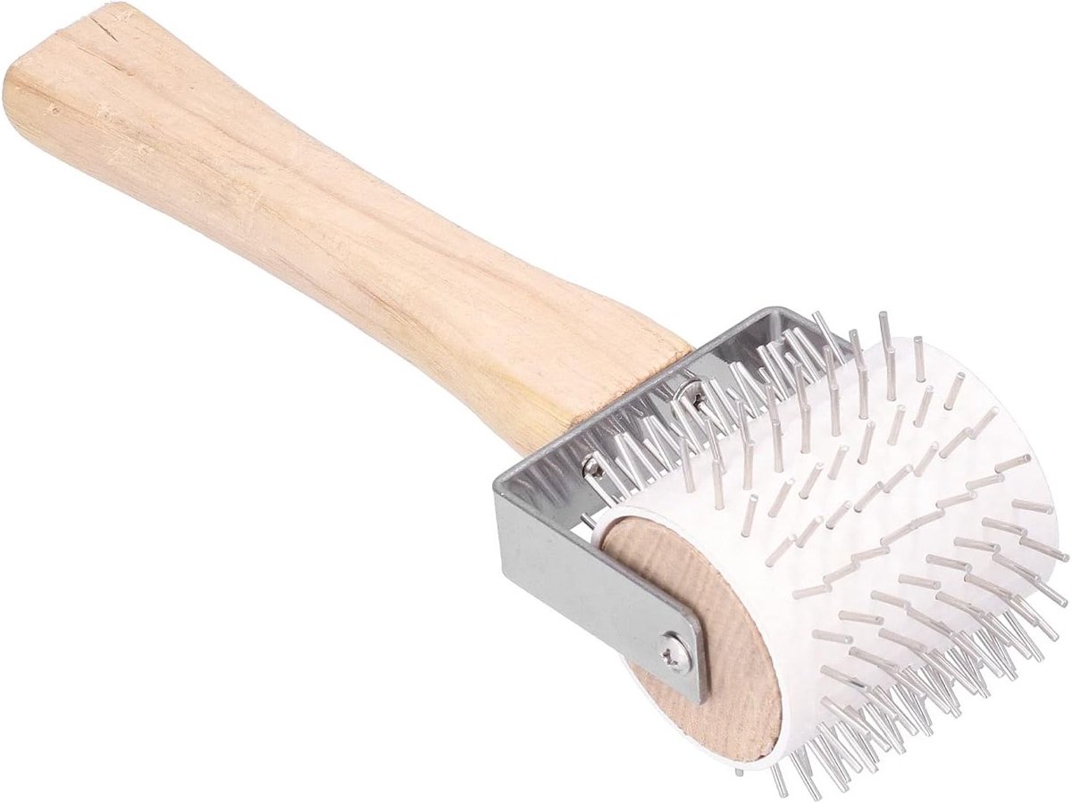 Ontdekkingstool voor Bijen, 24 x 7 x 7 cm, RVS Met Barbed Roller, Ideaal voor Bijenteelt en Honingraat, Beekeeper Accessoires en Gereedschap